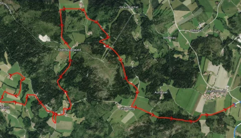 Central European Rally 2025 Streckenabschnitt